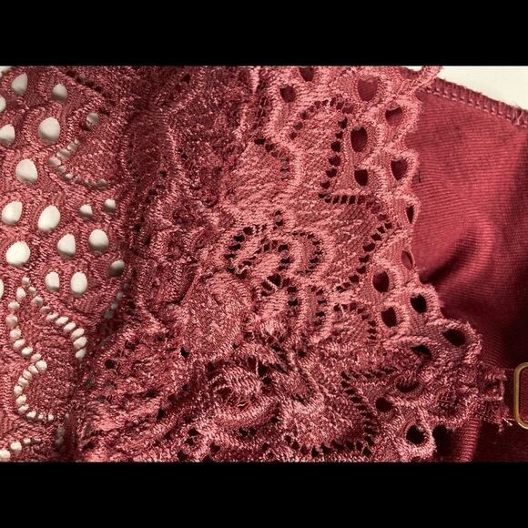 CHARLOTTE RUSSE, plum, bralette, Size Medium - Picture 10 of 12